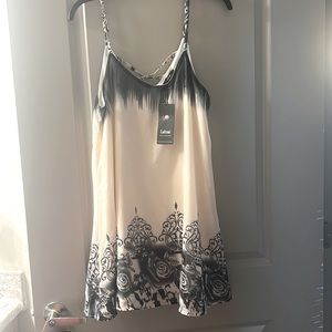 Silky and beautiful mini-dress